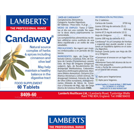 Candaway®. Complejo Natural de extractos de Plantas y Especias.