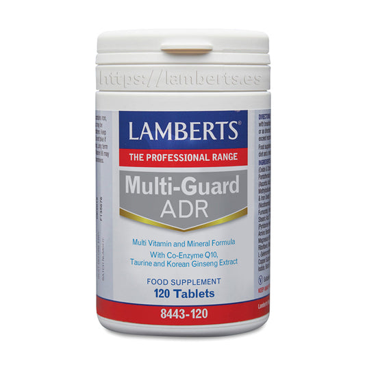 Multi-Guard ADR – Vitaminas y minerales más CoQ10, Ginseng y Taurina. Sin vitamina A