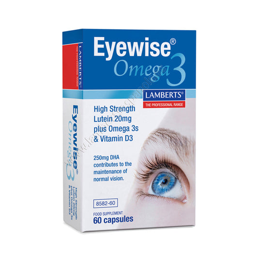 Eyewise OMEGA 3 con Luteína, Zeaxantina y Vitamina D3 contribuye al mantenimiento de la visión en condiciones normales