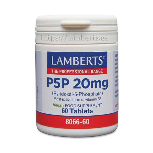 P5P Piridoxal 5 Fosfato o Vitamina B6 en forma activa. Síntesis normal de la cisteína. Apoyo al sistema inmunitario