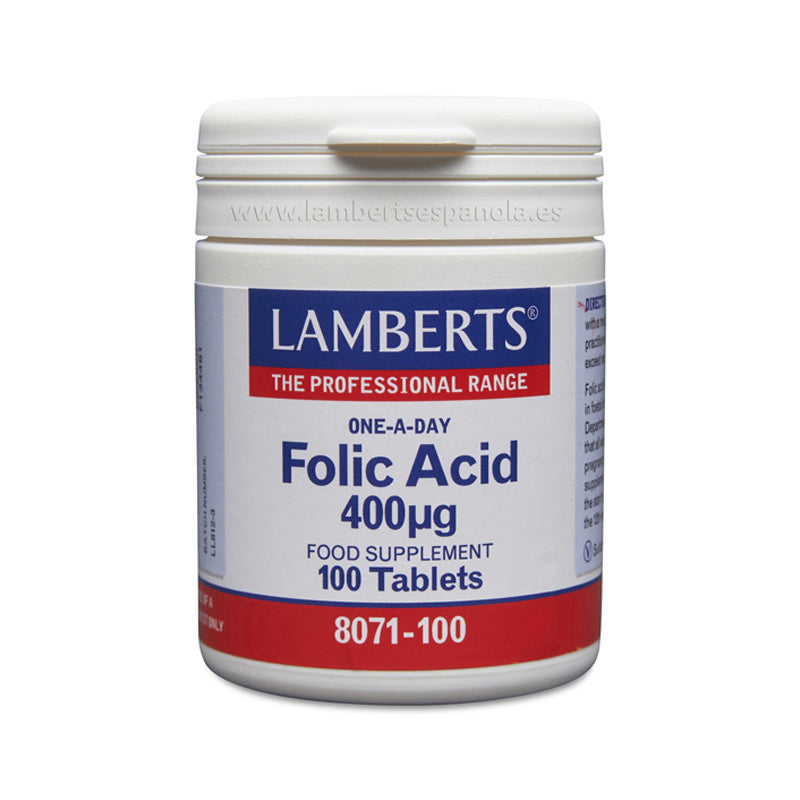 Ácido Fólico 400 mcg, un apoyo durante el embarazo