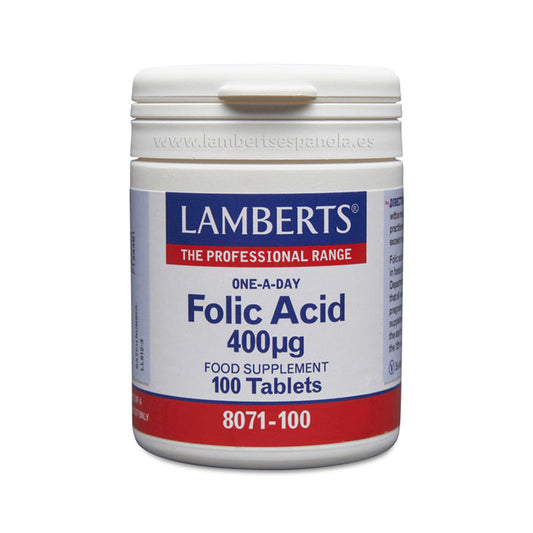 Ácido Fólico 400 mcg, un apoyo durante el embarazo