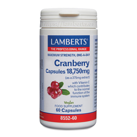 Arándano Rojo 18.750 mg. Con Vitamina C que contribuye a la normal función del sistema inmune