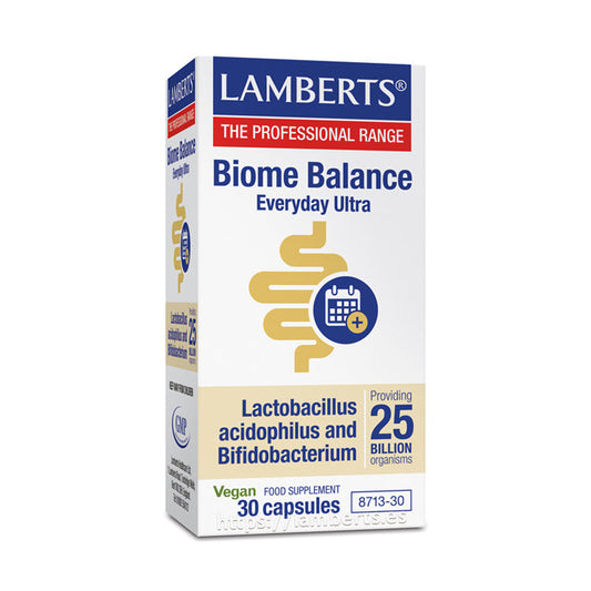 Biome Balance Everyday Ultra (Diario Ultra)
25000 millones de bacterias amigas por cápsula