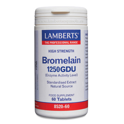 Bromelina 1250 GDU Enzimas de Piña de fuente natural