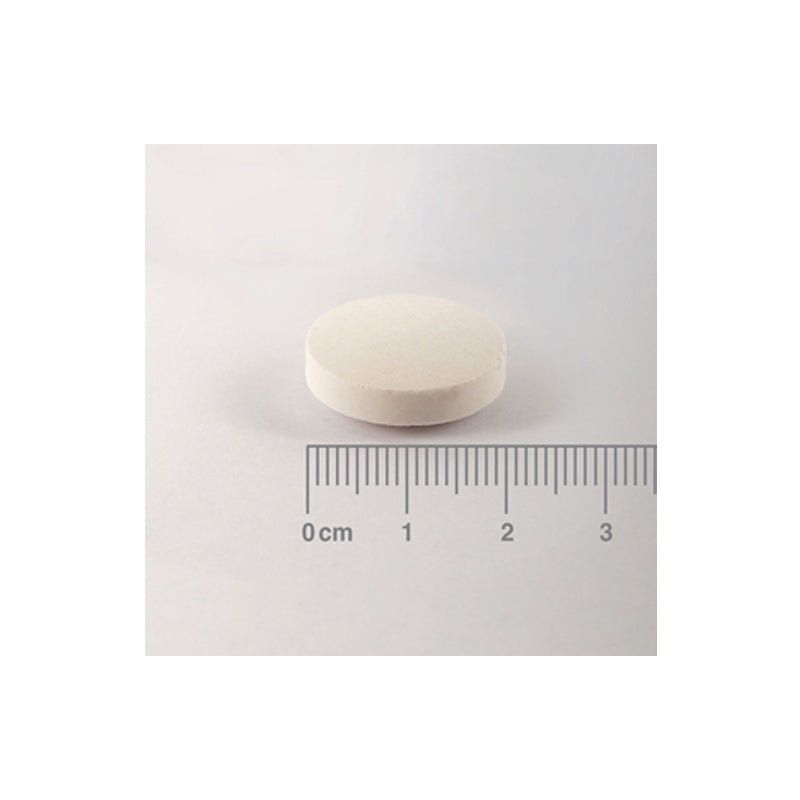 Calcio masticable 400 mg con Vitamina D y FOS. Sabor a limón. Ayuda al mantenimiento de los huesos.