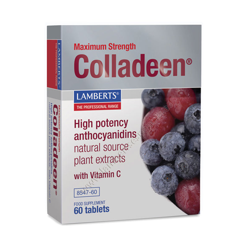 Colladeen® que aporta 160 mg de antocianidinas de uva y mirtilo