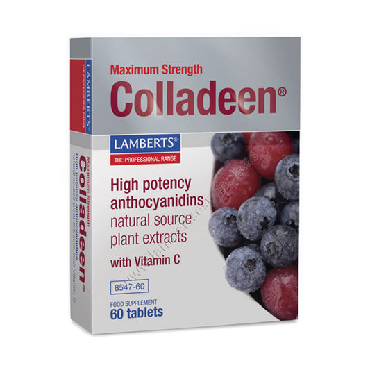 Colladeen® que aporta 160 mg de antocianidinas de uva y mirtilo