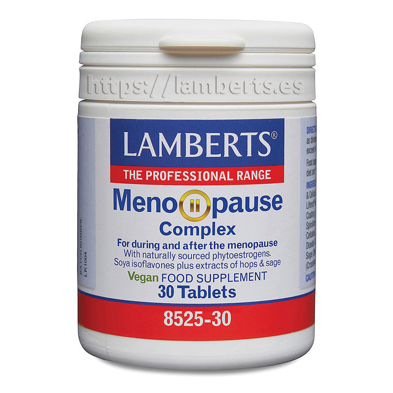 Menopause Complex. Para,  durante y después de la menopausia. 
Con fitoestrógenos de origen vegetal.