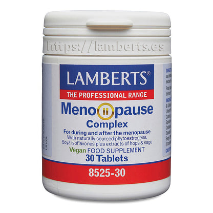 Menopause Complex. Para,  durante y después de la menopausia. 
Con fitoestrógenos de origen vegetal.