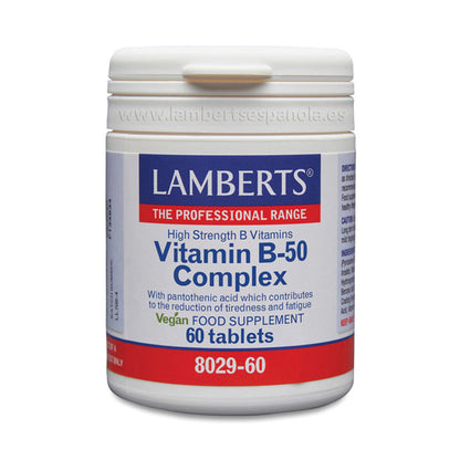 Complejo de Vitaminas B-50. Fórmula ganadora. Balance Ideal.
Ayuda a reducir el cansancio, mejora el rendimiento energético y más