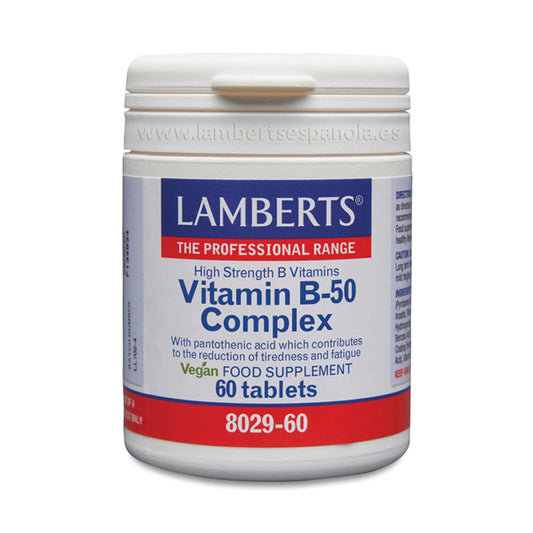 Complejo de Vitaminas B-50. Fórmula ganadora. Balance Ideal.
Ayuda a reducir el cansancio, mejora el rendimiento energético y más