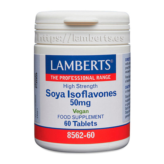 Isoflavonas de Soja 50 mg. Dosis de isoflavonas basada en estudios científicos