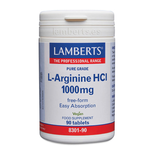 L-Arginina-HCI-1000-mg-forma-Libre-Aminoácido-no-esencial