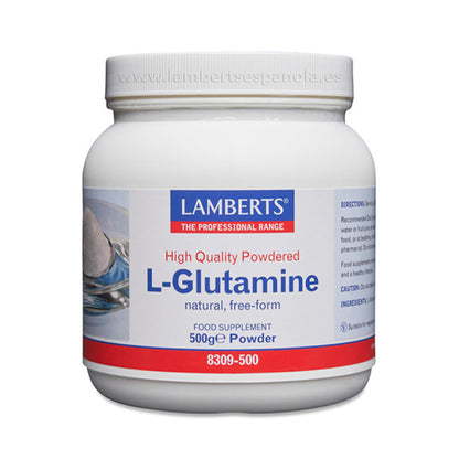 L-Glutamina en Polvo en forma Libre. Aminoácido no esencial