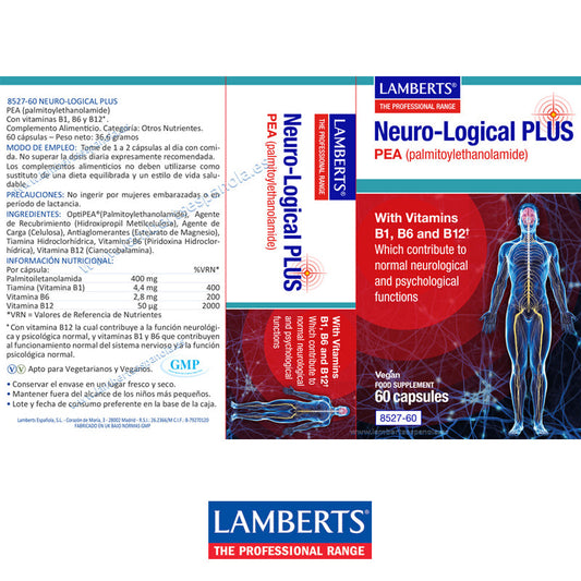 Neuro-Logical PLUS. Doble concentración – Doble acción. Ahora con 400 mg de PEA (palmitoiletanolamida)