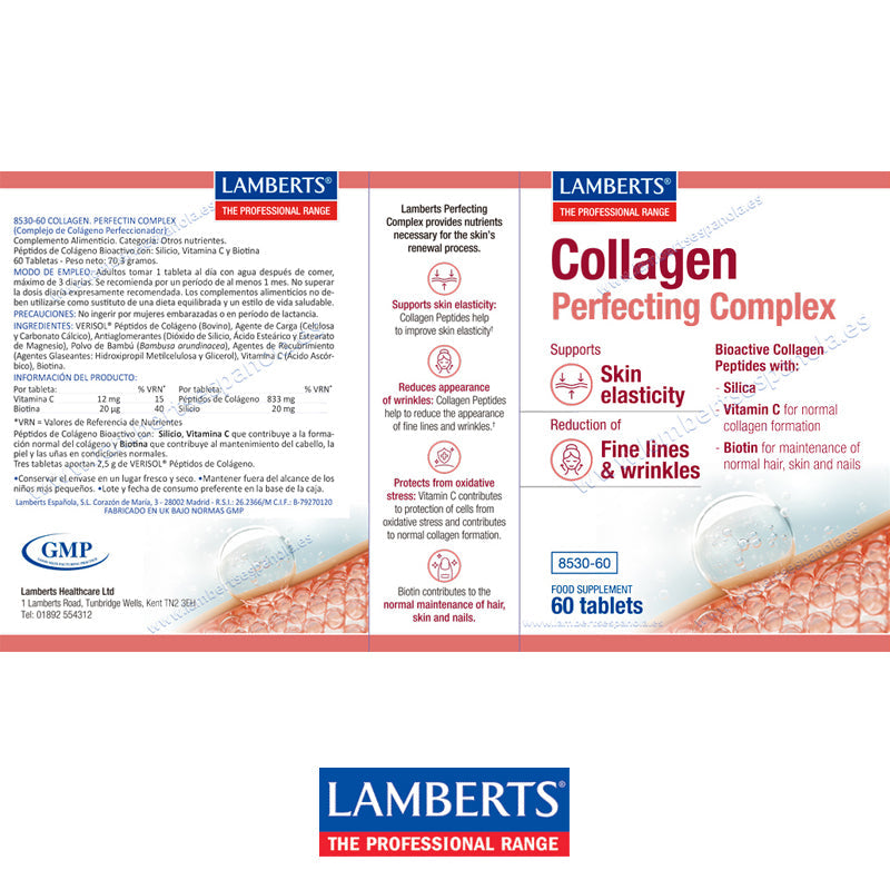 Complejo Perfeccionador de Colágeno (VERISOL)
Elasticidad, firmeza y belleza desde dentro