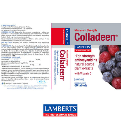 Colladeen® que aporta 160 mg de antocianidinas de uva y mirtilo