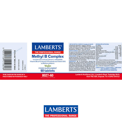 Methyl B Complex (Con todas las vitaminas B)