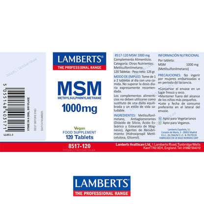 MSM 1000 mg de Fuente Natural