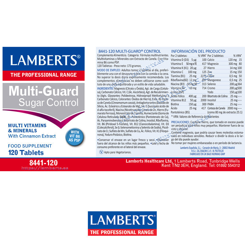 Multi-Guard® Control Un Multivitamínico con 25 nutrientes claves.
