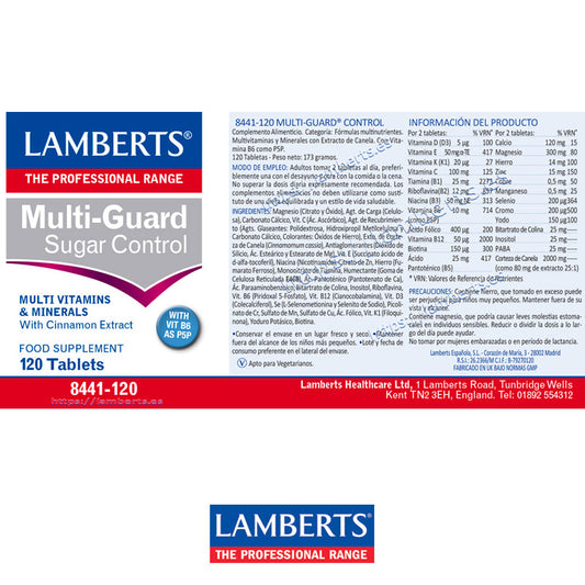 Multi-Guard® Control Un Multivitamínico con 25 nutrientes claves.