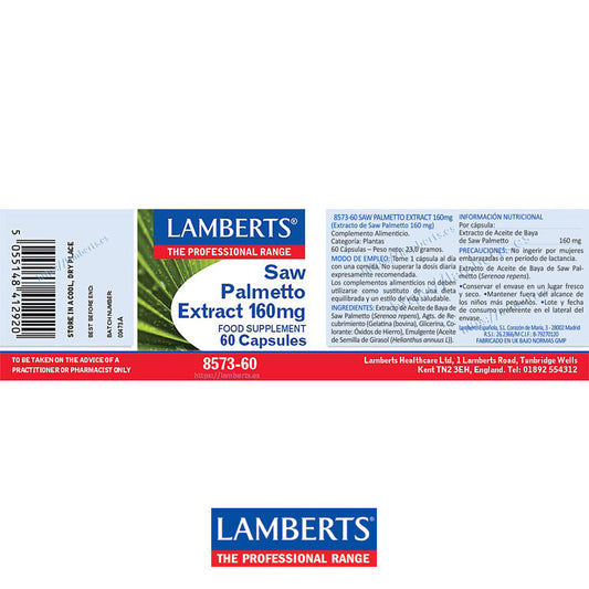 Saw Palmetto en extracto (Serenoa repens) 160 mg
