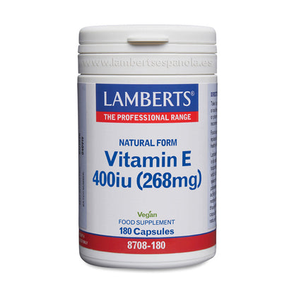 Vitamina E Natural 400 UI (268 mg) como d-alfa tocoferol. Contribuye a la protección de las células frente al daño oxidativo