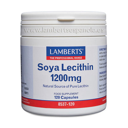Lecitina de Soja 1200 mg, fuente de Fosfatidil Colina
Fosfolípido con efectos metabólicos y fisiológicos y fuente de colina e inositol