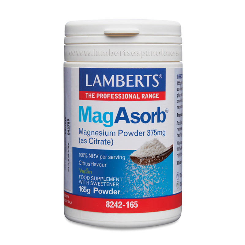 MagAsorb®. Magnesio en polvo como Citrato, muy soluble