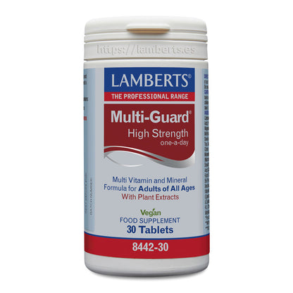 Multi-Guard® Complejo Multinutriente apto para Veganos. Con vitaminas y minerales más mezcla ORAC