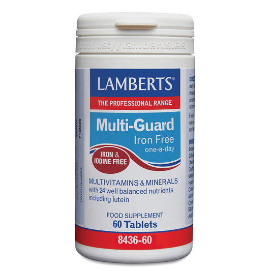 Multi-Guard. Amplia gama de nutrientes sin Hierro ni Yodo