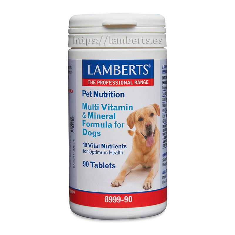 Multivitaminas y Minerales para perros con 19 Nutrientes importantes