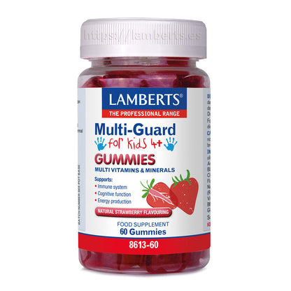 Multi -Guard for Kids. Gominolas.
Multi vitaminas y minerales. Nutrición completa y divertida.