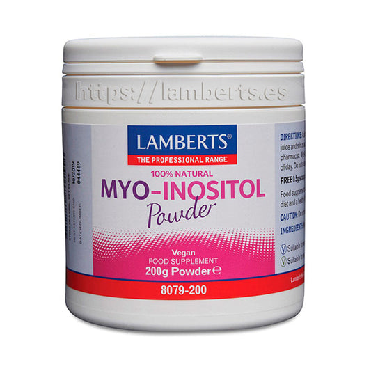 MYO-Inositol en polvo. 100% Natural y muy soluble