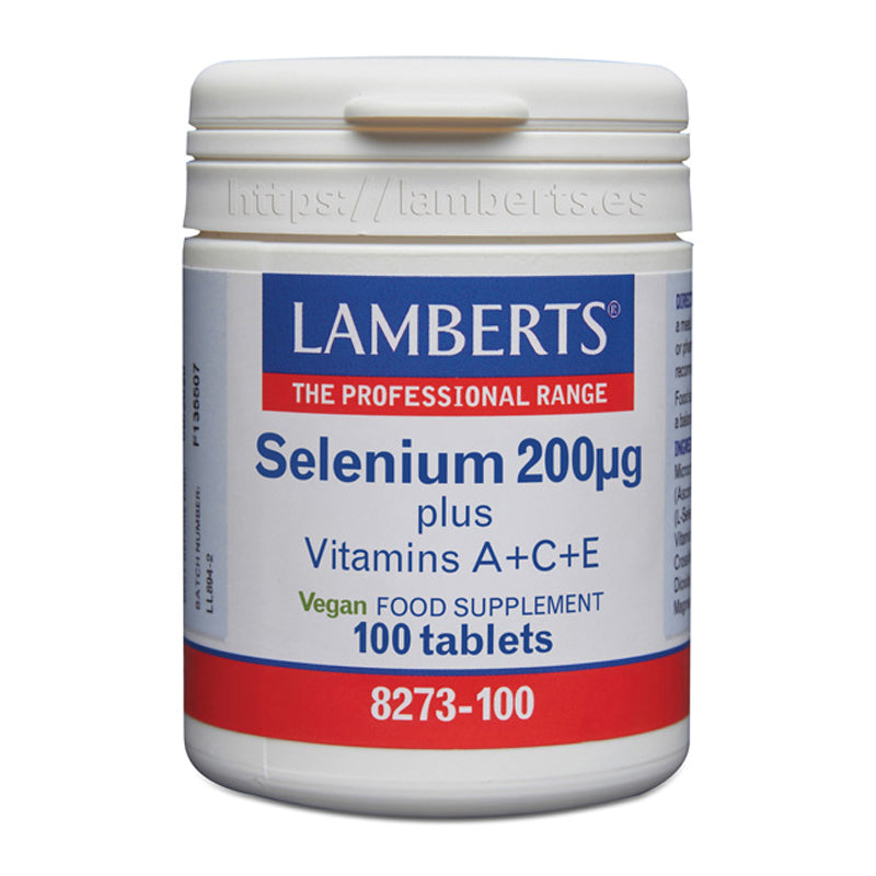 Selenio 200 mcg más Vitaminas A, C y E. Una al Día