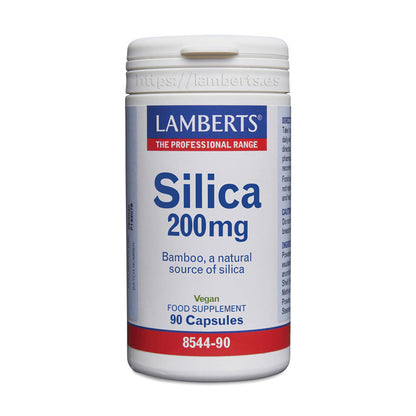 Silicio 200 mg más de 90% de Silicio Orgánico de Goma de Bambú Natural