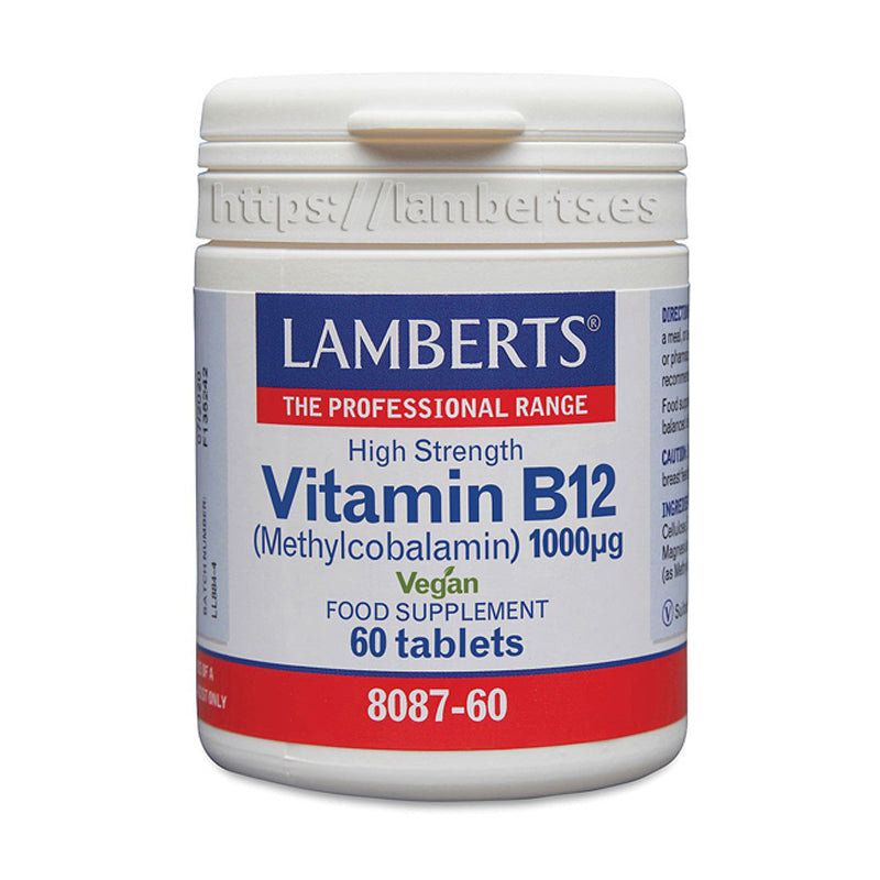 Vitamina B12 1000 mcg como Metilcobalamina
