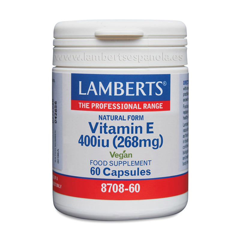 Vitamina E Natural 400 UI (268 mg) como d-alfa tocoferol. Contribuye a la protección de las células frente al daño oxidativo