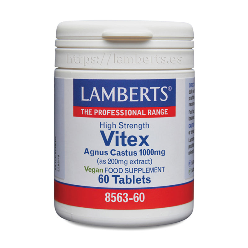 Vitex Agnus Castus 1000 mg. Proporciona 200 mg extracto 5:1